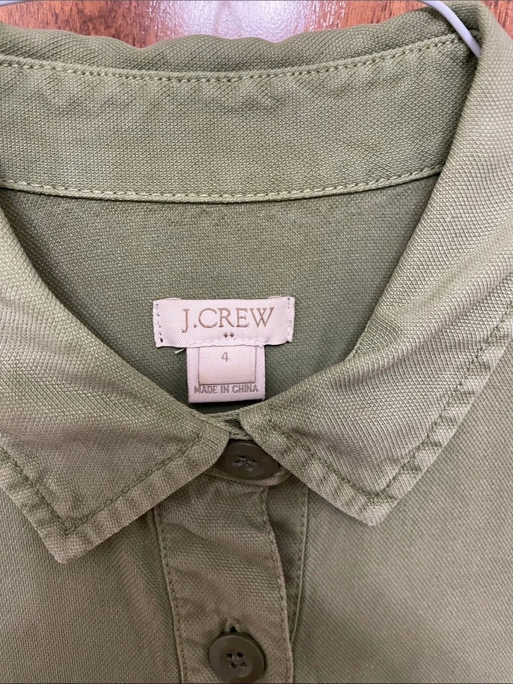 J Crew Utility Shirt Dress Size 4